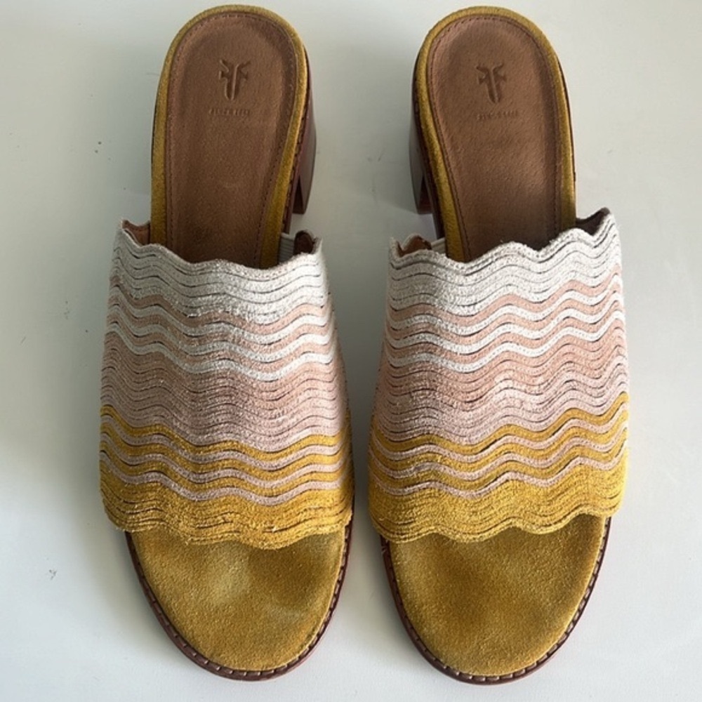 Frye Multicolor Slide Sandals